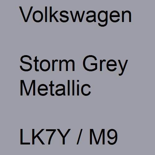 Volkswagen, Storm Grey Metallic, LK7Y / M9.